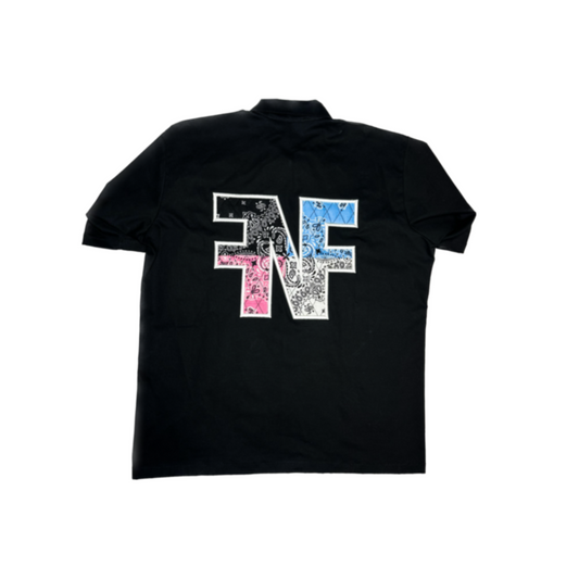 COTTON CANDY BANDANA FNF HALF-ZIP SHIRT